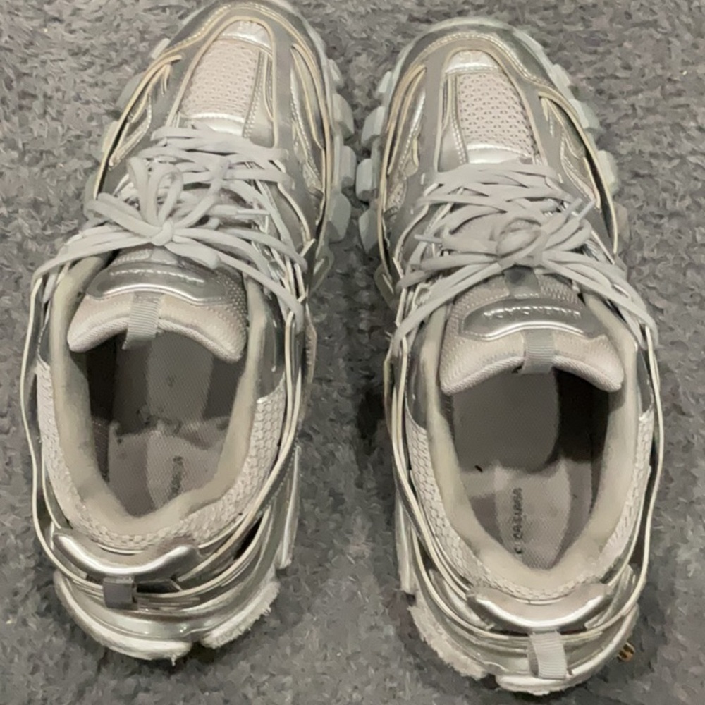 Balenciaga Silver Sneakers